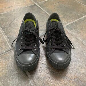 Converse all black All Star Chuck II with Lunarlon